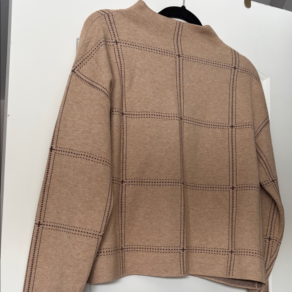 Adrienne Vittadini Tan Sweater